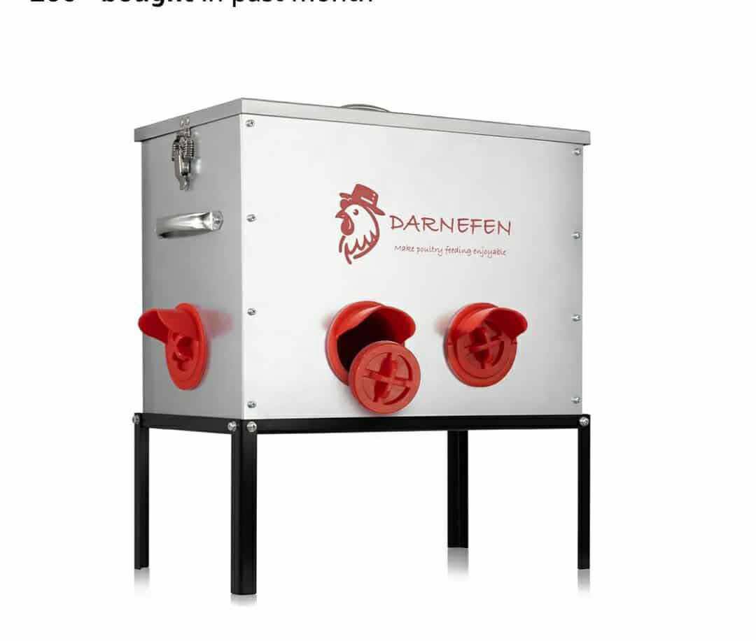 Read more about the article Automatic Chicken Feeder No Waste – 40lb 6