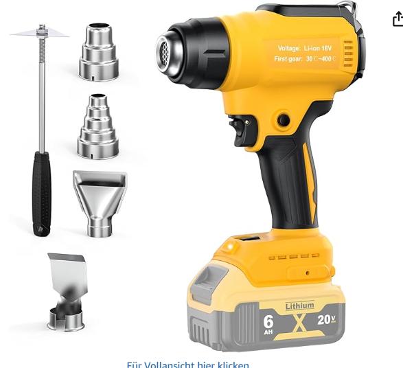 Read more about the article Heißluftpistole für Dewalt