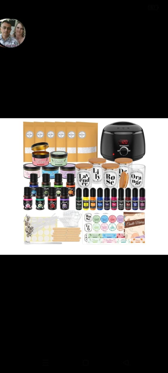 Read more about the article Candle Making Kit for Adults – Complete DIY Candle Making Supplies, Include Wax Melter, 3.3lb Wax, 8 Scents, 10 Dyes, 10 Jars, 20 Wicks & More – Great for Beginner, Perfect as Home Decoration