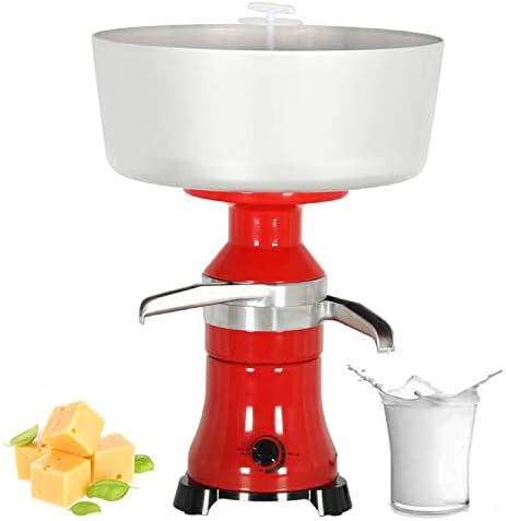 Read more about the article Milk Cream Centrifugal Separator Electric Cream Separator Stainless Steel 100L/H Goat Cow Milk Separator Turning Ra