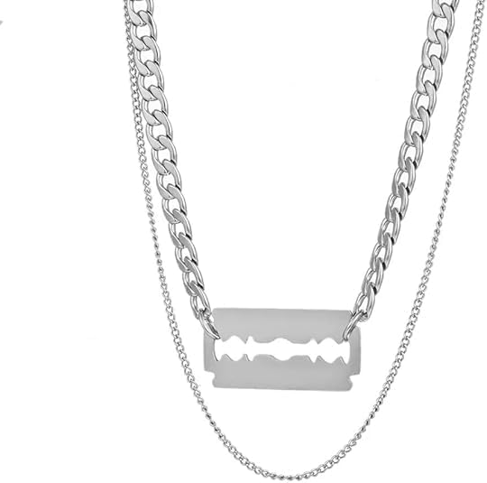 Read more about the article Titanium Steel Layered Necklace for Men and Women – Cuban and Slim Chain with 3D Blade