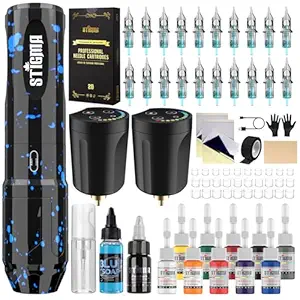 Read more about the article STIGMA Wireless Tattoo Gun Kit Complete Tattoo Kit Tattoo Rotary Pen Set with 2Pcs Tattoo