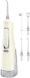 Read more about the article Water Flosser for Teeth Cleaning 4 Modes Rechargeable Oral Irrigator 4 Tips Powerful Battery Life