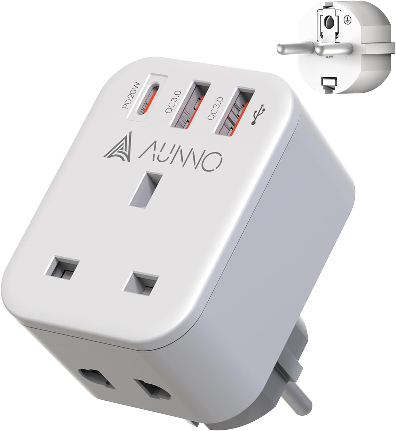 Read more about the article Aunno european to uk plug adaptor