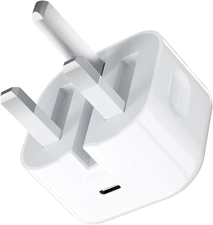 Read more about the article USB C Plug Supports Max 20W PD Fast Charger Type C Plug,Power Adapter For iPhone Charger Adapter UK Compatible with