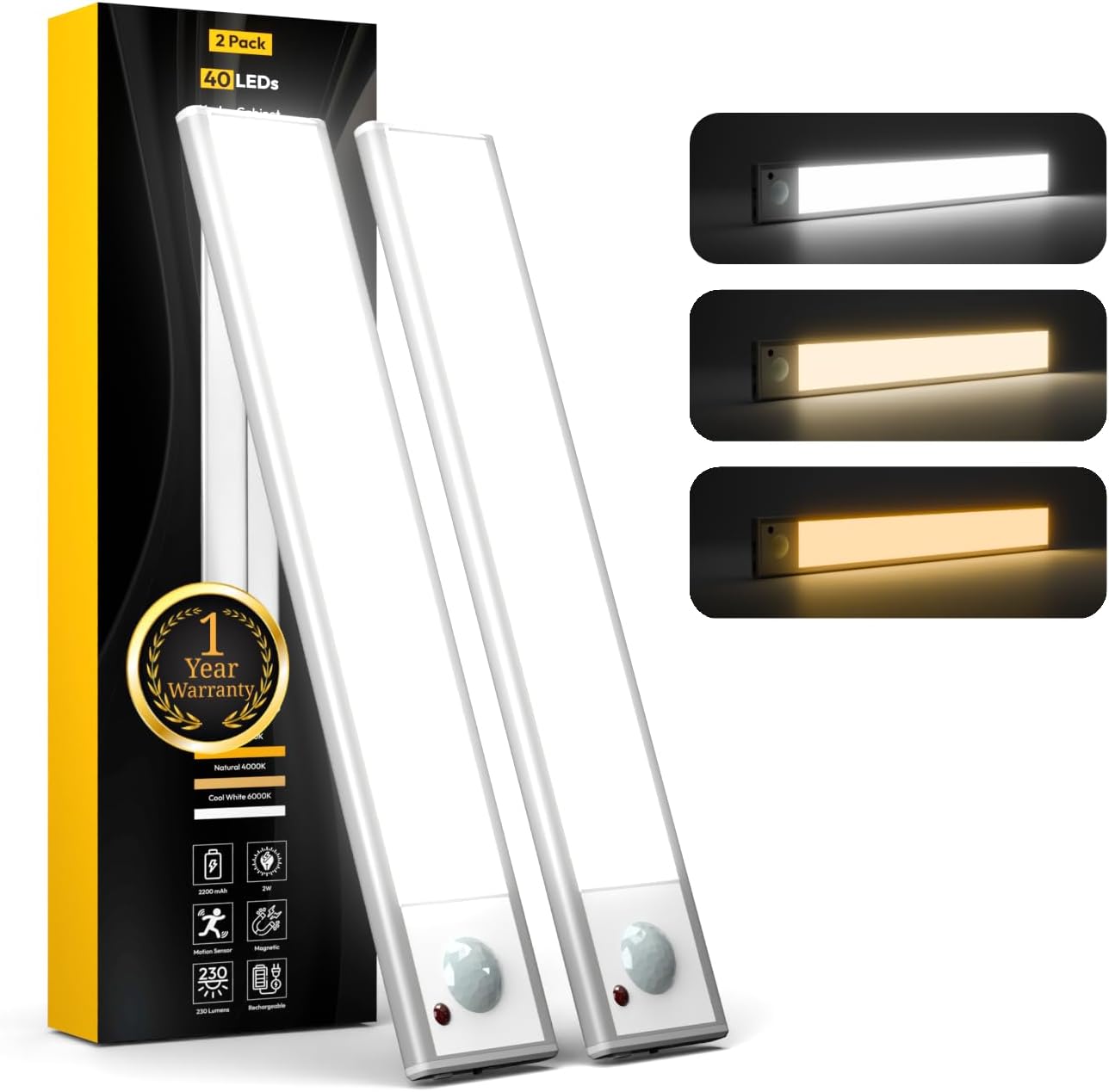 Read more about the article 2 Pack Under Cabinet Lights
