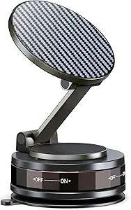 Read more about the article Phone Holders for Your Car, Compatible with MagSafe, Ultra Vacuum Suction Cup Mount, 360° Rotation, Car Phone Holder Compatible