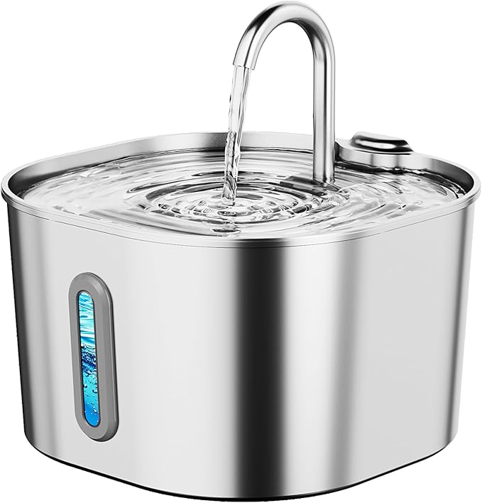 Read more about the article Cat Water Fountain Stainless Steel: 2.2L Pet Fountains for Cats Indoor Automatic Cat Fountain