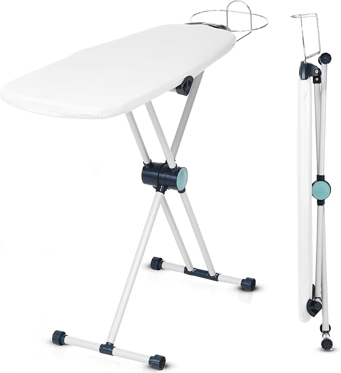 Read more about the article Dazzl 360° Dual-Sided Iron Board – Torso-Shaped Ironing Board Full Size with 8-Level Adjustable Height,