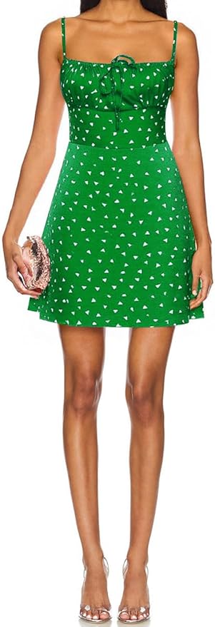 Read more about the article Heart Print A Line dress