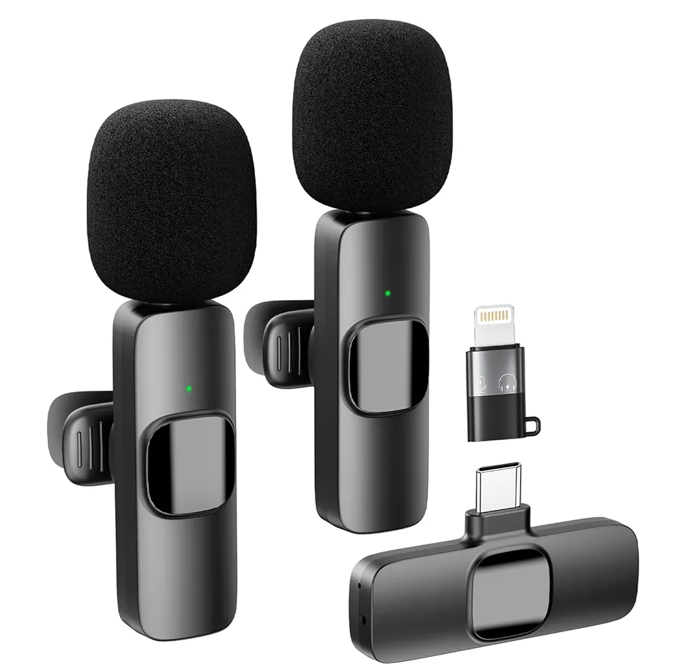 Read more about the article YRF Mini Wireless Lavalier Microphone for iPhone, iPad, Android, Clip on Mic, Omni Lav Mic for Video Recording