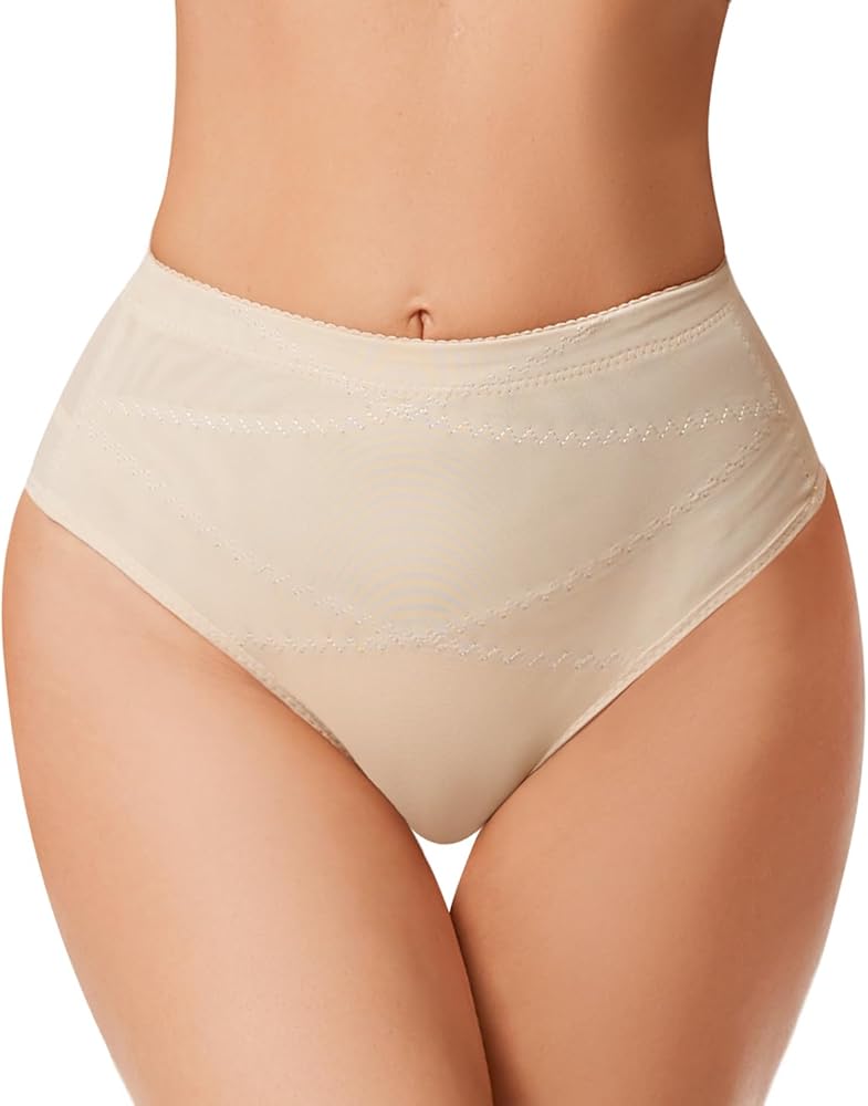 Read more about the article Tummy Control Thong Shapewear for Women Low Rise Thong Panties Seamless Body Shaper Girdle Underwear