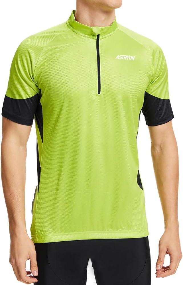 Read more about the article Men’s Cycling Jersey Short Sleeve UPF Half-Zip with 3+1 Zipper Pockets