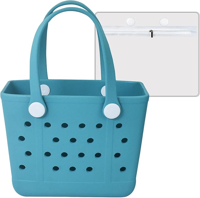 Read more about the article Uwyriwooq Rubber Beach Bag, Original Small Beach Tote Bag for Women, EVA Beach Bag Waterproof Sandproof