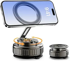 Read more about the article Vacuum Suction Cup Magnetic Car Phone Holder