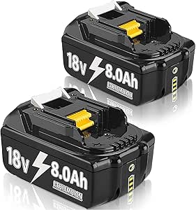 Read more about the article 2X 18V 8.0Ah Ersatzakku für BL1860B BL1860 BL1840 BL1830 BL1815 BL1835 BL1860B