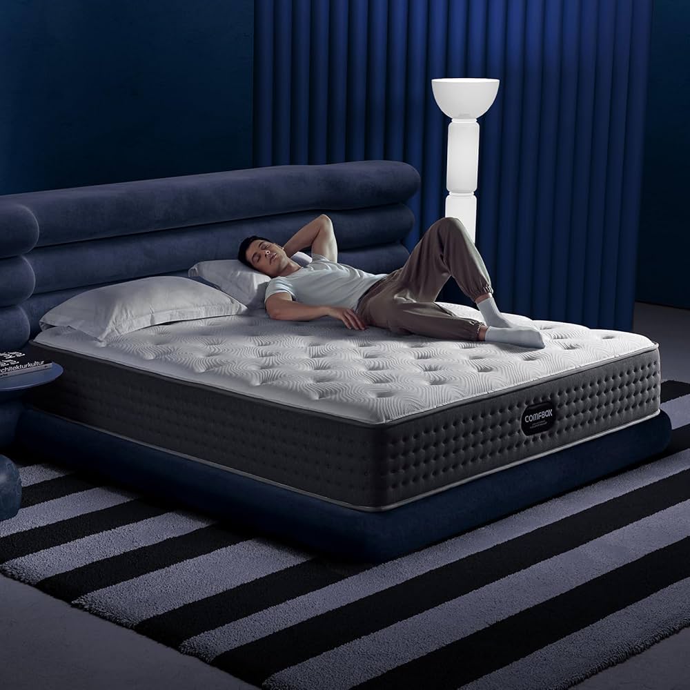 Read more about the article 10 Inch Twin Mattress, Memory Foam Hybrid Mattress, Fiberglass Free, Medium Firm Feel, Zoned Pressure Relief