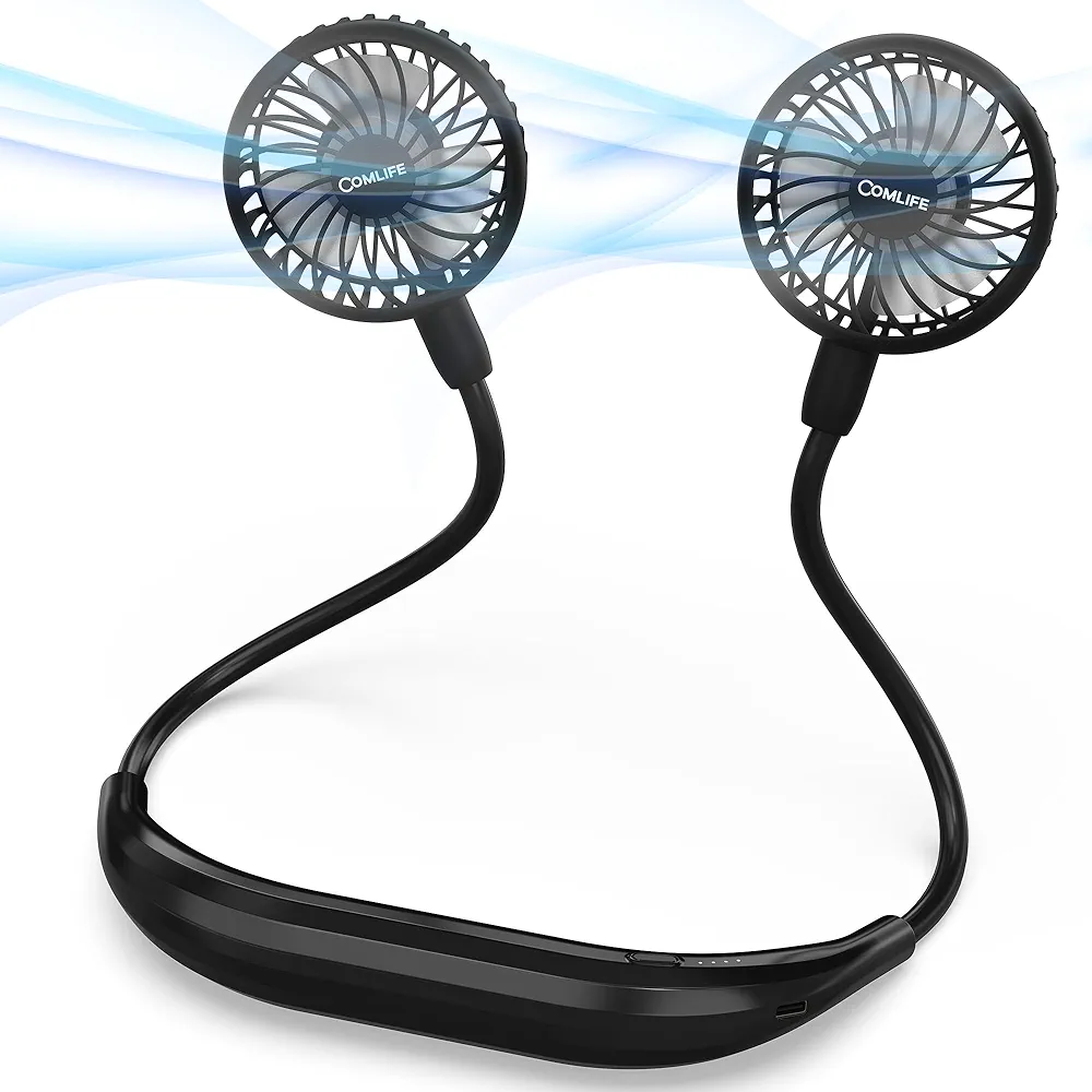 Read more about the article COMLIFE Portable Neck Fan, Hands Free Wearable Personal Fan