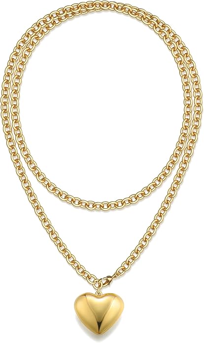 Read more about the article TEN MIRO 16k Chunky Gold Necklace for Women Non Tarnish, 36” /92cm Long Gold