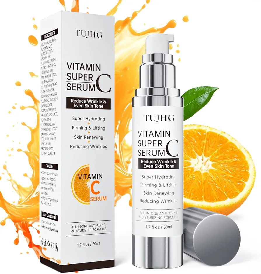 Read more about the article Vitamin C Serum for Face, Brightening & Anti-Aging with Hyaluronic Acid