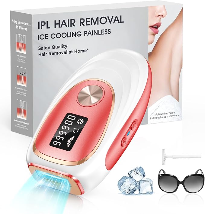 Read more about the article Haarlosy IPL Laser Hair Removal Device for Women and Men, Ice Cooling Painless Hair Remover Machine for Salon Quality Long Lasting