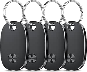Read more about the article Air Tracker Tags-4 Pack, Bluetooth Tracker Works with Apple Find My APP (iOS Only), Keys Finder and Item Locator for Luggage, Backpack, Suitcases, Replaceable Battery, IP67 Waterproof Tag