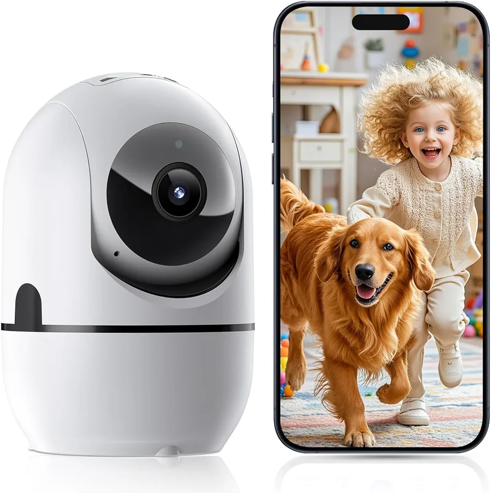 Read more about the article Pan/Tilt Indoor Security Camera, 5G&2.4G WiFi Indoor Cameras Wireless for Home Security