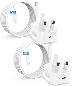Read more about the article iPhone Charger Fast Charging, 2Pack 20W iPhone USB C Fast Charger Plug with 2M USB C to Lightning Cable Lead for Apple iPhone 14 Pro Max/14 Plus