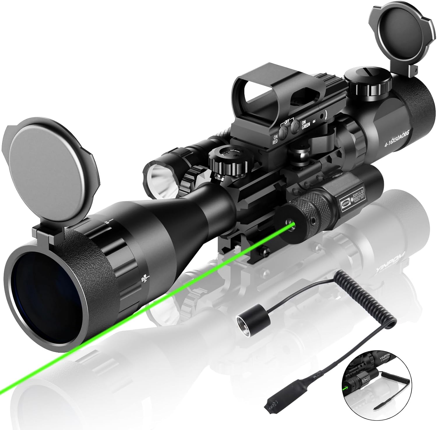 Read more about the article 4-16x50AO Rifle Scope Combo
