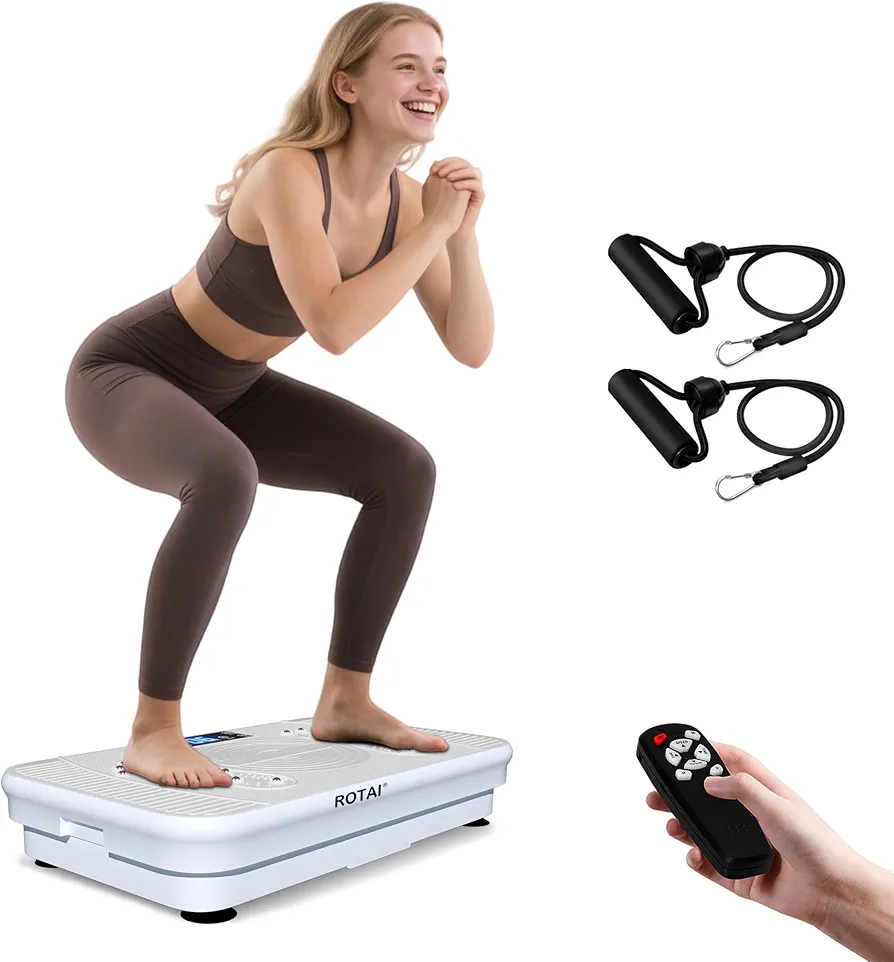 Read more about the article Shake Plate Vibration Exercise Machine for Lymphatic Drainage Massager & Weight Loss, 400 lbs Capacity Whole