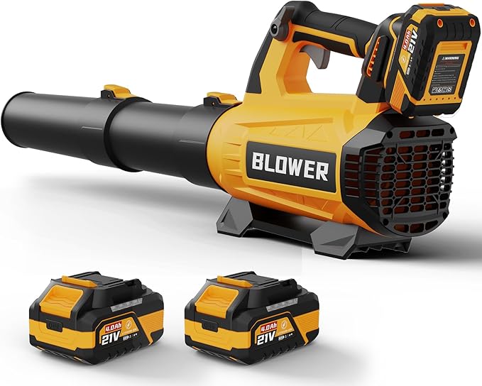 Read more about the article eaf Blower Cordless (Upgraded) – 630CFM/160MPH, 21V Powerful Electric Cordless Leaf Blower