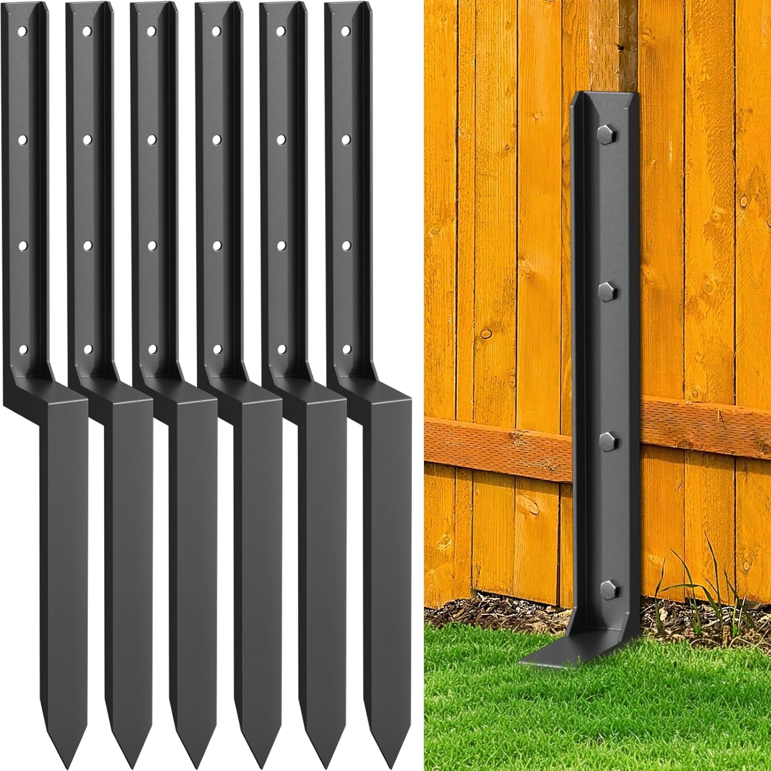 Read more about the article 6 Pack Fence Post Repair Kit