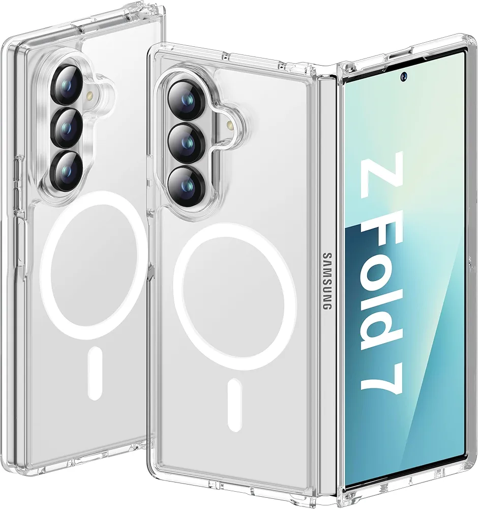 Read more about the article ORETECH Magnetic Case Compatible with Samsung Galaxy Z Fold 7 Case, Transparent Back Non-Slip Hard PC Shockproof