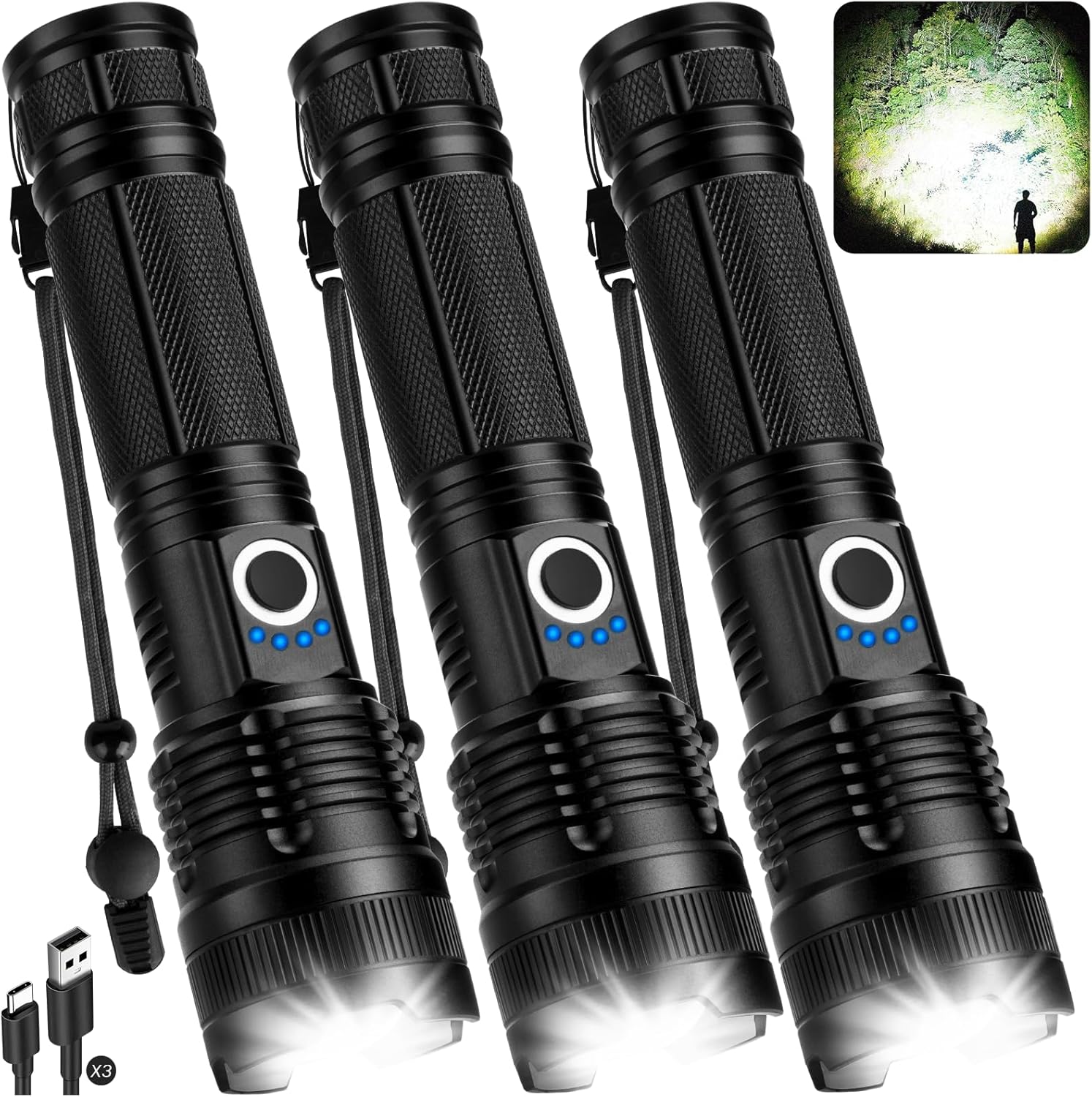 Read more about the article Rechargeable LED Flashlight High Lumens