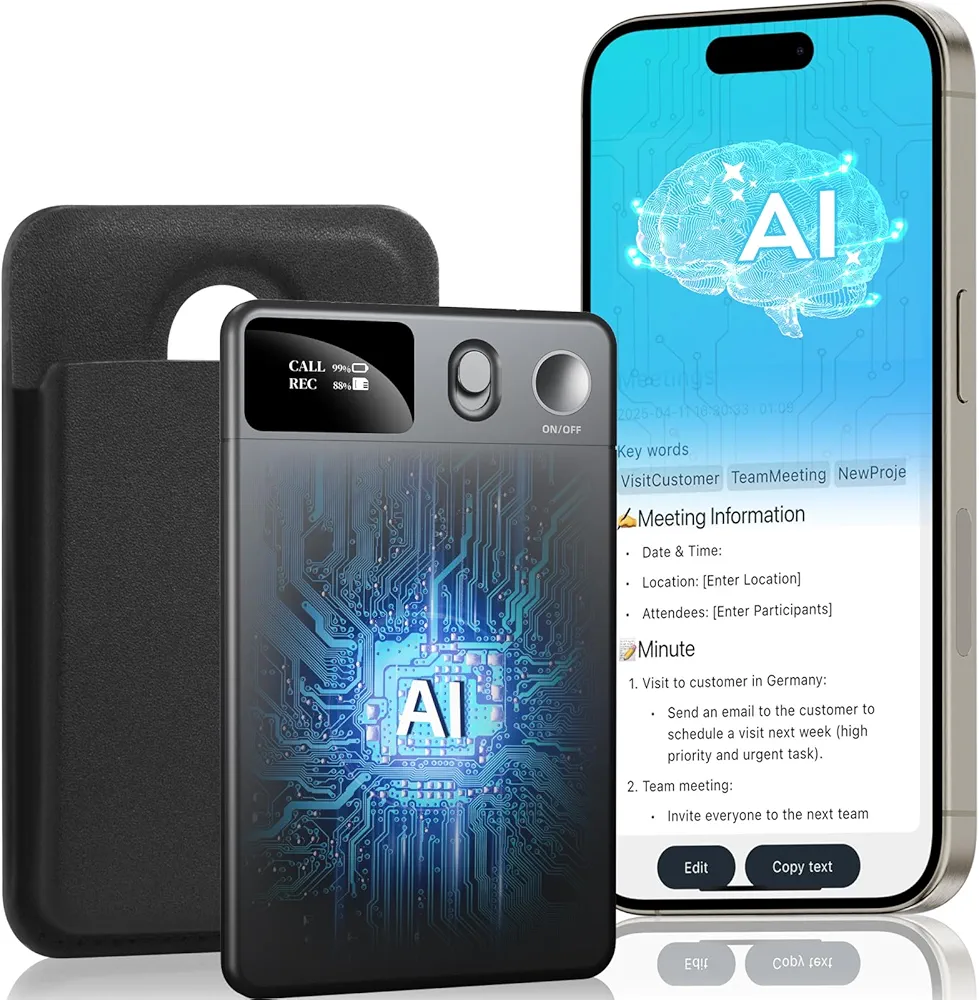 Read more about the article AI Voice Recorder with HD LED Screen,GPT-4.0 Powered Transcription