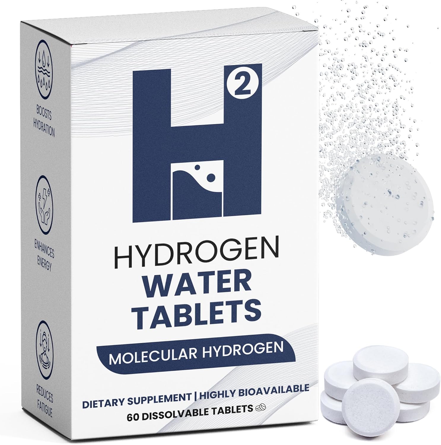Read more about the article 60 Count, Hydrogen Water Tablets