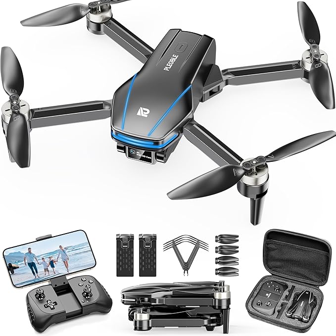 Read more about the article PLEGBLE Drone with Camera 4K for Children, Mini Drone Adults, Brushless Motor FPV RC Drone with 5G WiFi, Altitude Hold, 3D Flip, Headless Mode, Trajectory, Toy Gifts for Boys from 8 Years