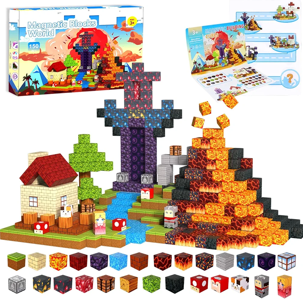 Read more about the article Yeegnar Montessori Magnetic Building Blocks Pack of 150 Toys & Puzzle Games