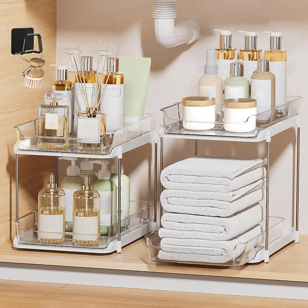 Read more about the article Under Sink Organizer – With Multipurpose Holder, 2 Sets of 2 Tiers Multi Purpose