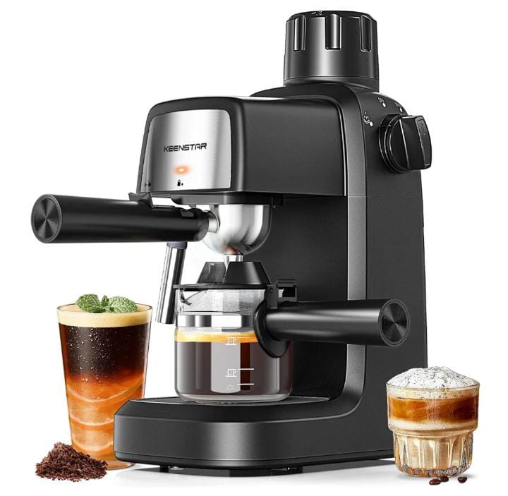 Read more about the article 3.5Bar Espresso Machine with Milk Frother, 800W Compact Espresso and Cappuccino