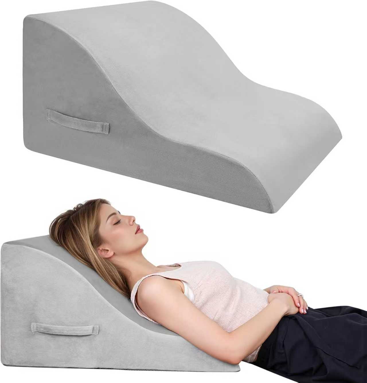 Read more about the article Babenest Curved Ergonomics Reading Cushion Book (L Grey)
