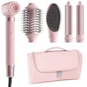Read more about the article MESCOMB Airstyler 5-in-1 Ion Hair Dryer & Multi-Hairstyler Set with Attachments, Styling for All Hair Types, Quick-Drying, Curls, Volume, Straightening, No Heat Damage, with Travel Bag for Home