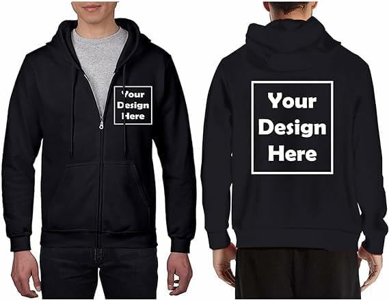 Read more about the article Custom Hoodies For Men Women, Personalized Sweatshirts Customized Full Zip