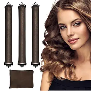 Read more about the article 4 PCS Heatless Hair Curler Set – Overnight Use Curling Rods with Silk Scarf for All Hair Types