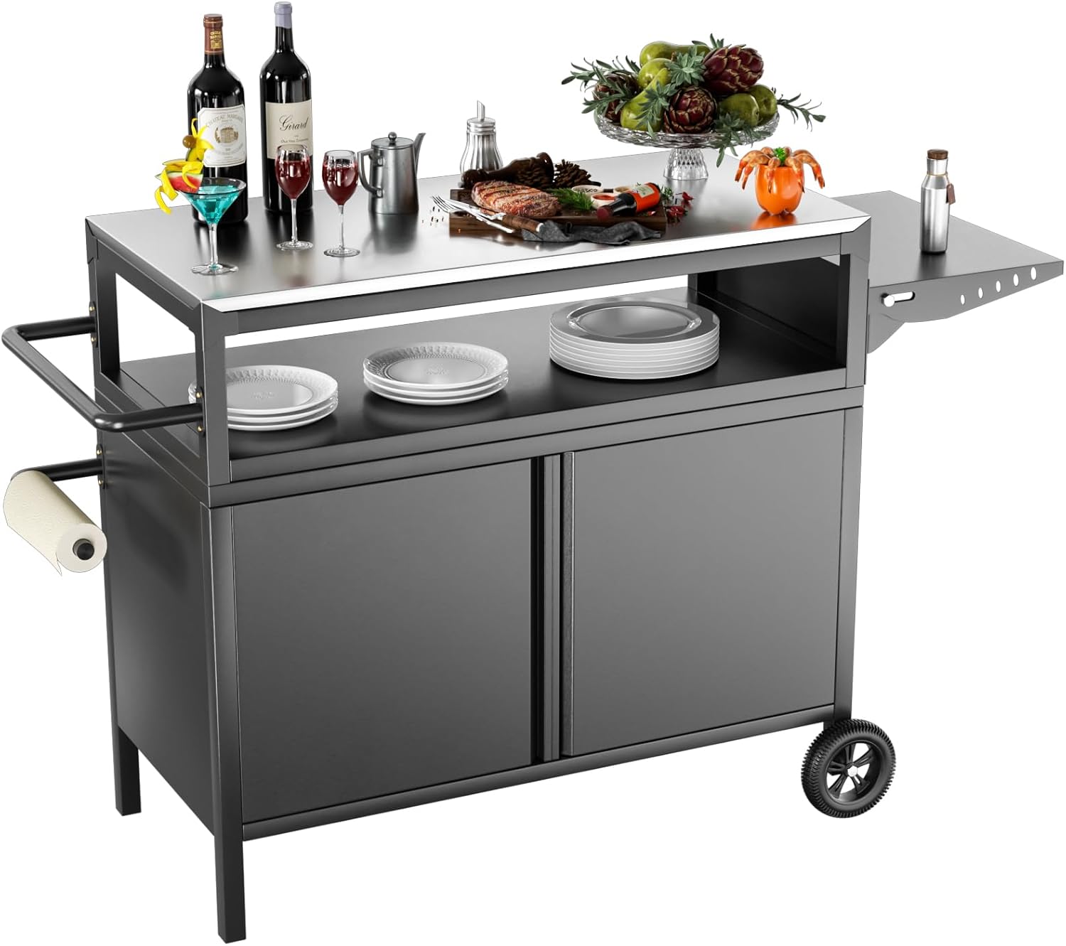 Read more about the article Outdoor Grill Table with Storage