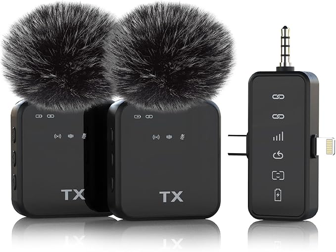 Read more about the article PQRQP Wireless Lavalier Microphone, Lapel Mic with Lightning