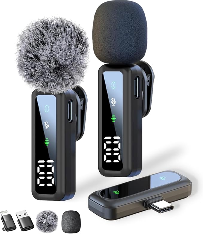 Read more about the article Microphone Mobile Phone – Lapel Microphone Compatible with iPhone/Android/Computer, Lavalier Microphone