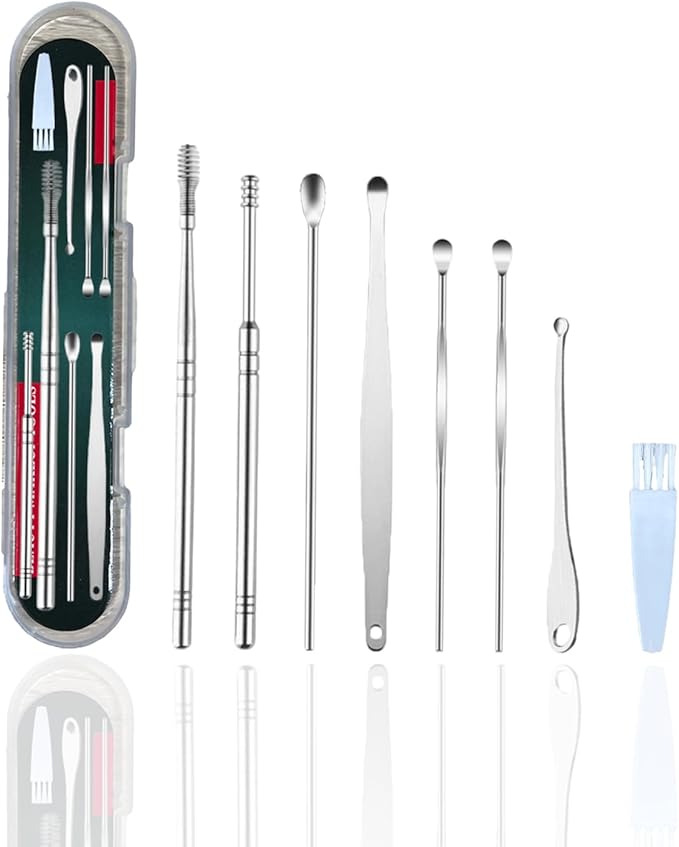 Read more about the article Ear Cleaner, Earwax Remover 6-in-1 Medical Ear Cleaner Made of Stainless