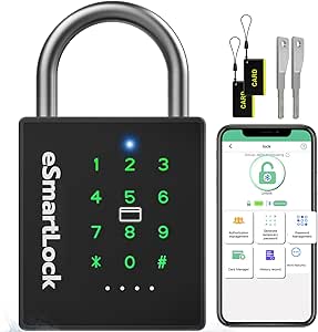 Read more about the article Anweller Heavy Duty Smart Padlock, Bluetooth Padlock with Code and RFID, Outdoor Weatherproof Code Combination Lock for Gate, Sheds, Fence, Garage, Locker, Container