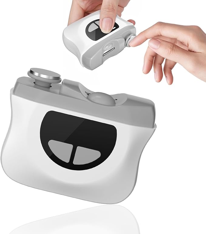 Read more about the article Electric Nail Clippers, 3 in 1 Automatic Cutting and Grinding + Storage of Nail Remnants, 3 Speeds Nail Trimmer with LED Light for Babies, Children, Adults and Seniors
